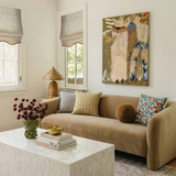 Lou 91" Performance Velvet Sofa - Cafe Au Lait