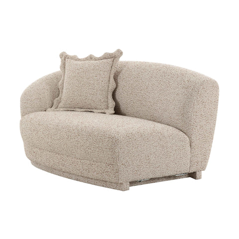 Marion 60" Two-Tone Textured Performance Boucle Loveseat - LAF