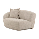 Marion 60" Two-Tone Textured Performance Boucle Loveseat - LAF