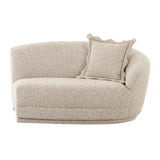 Marion 60" Two-Tone Textured Performance Boucle Loveseat - RAF