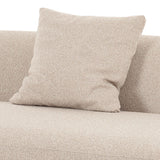 Sylvie 54" Cream Performance Boucle Armless Loveseat