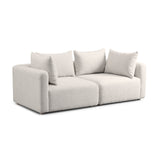 Hangover 81" Modular Loveseat - Ivory