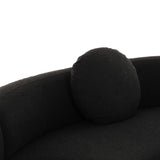 Broohah 3-Piece Performance Fabric L-Shaped Sectional - Black