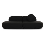 Broohah 94" Performance Fabric Sofa - Black