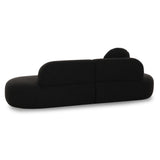 Broohah 94" Performance Fabric Sofa - Black