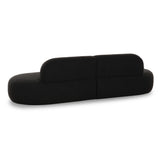 Broohah 94" Performance Fabric Sofa - Black