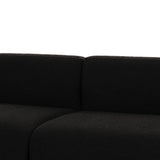 Broohah 94" Performance Fabric Sofa - Black