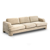 Halsey 102" Textured Fabric Sofa - Tan
