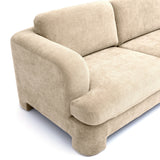 Halsey 102" Textured Fabric Sofa - Tan