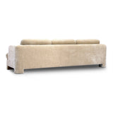 Halsey 102" Textured Fabric Sofa - Tan