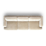 Halsey 102" Textured Fabric Sofa - Tan