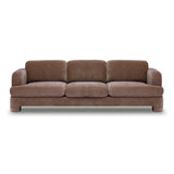 Halsey 102" Textured Fabric Sofa - Brown