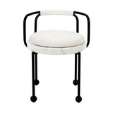 Pansy Cream Outdoor Dining Chair
