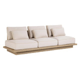 Mora Cream Outdoor Sofa (65"-96") - 96"