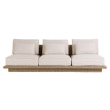 Mora Cream Outdoor Sofa (65"-96") - 96"