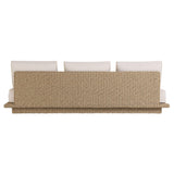 Mora Cream Outdoor Sofa (65"-96") - 96"