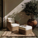 Axel Boucle Outdoor Accent Chair - Cream