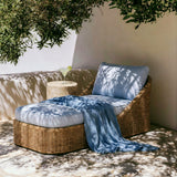 Axel Boucle Outdoor Lounge Chair - Blue