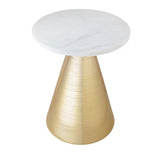 Tempo Marble Round Side Table