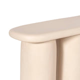 Rahul 49" Textured Console Table - Cream