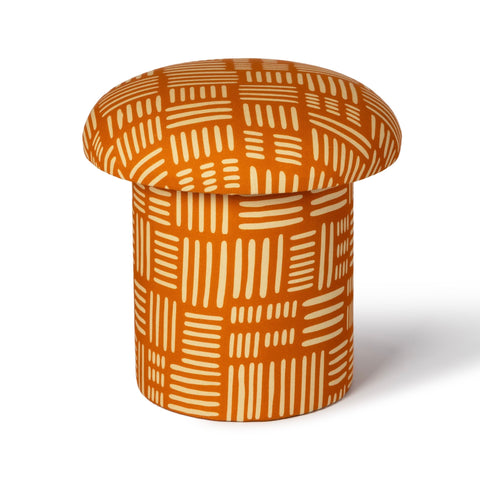 Lucy Mushroom Stool - Rust Orange