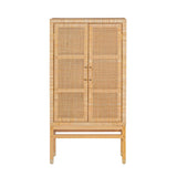 Amara Woven Rattan Cabinet - Natural