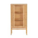Amara Woven Rattan Cabinet - Natural