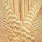 Matea Natural Rattan Cross Side Table
