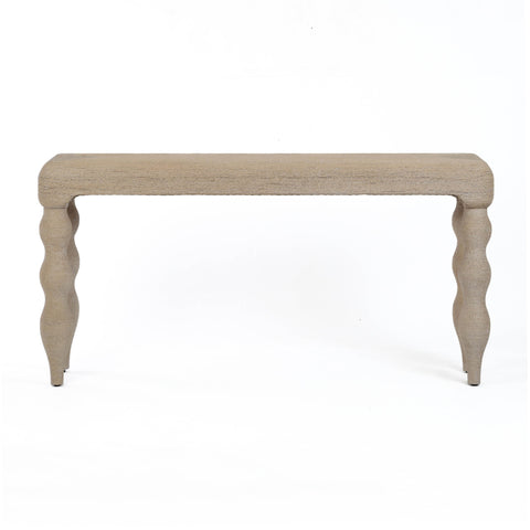 Vicky 68" Natural Woven Seagrass Console Table