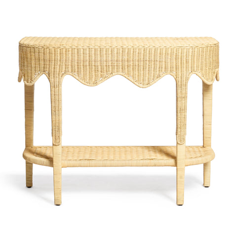 Sally 41" Natural Rattan Console Table