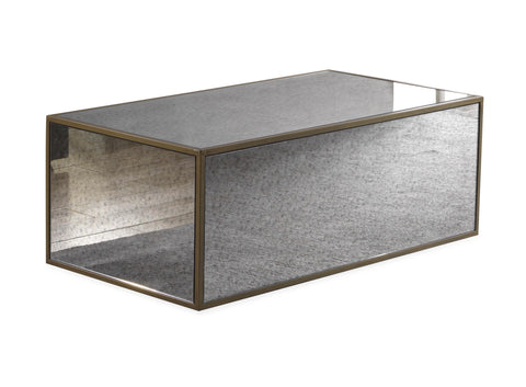 Lana Mirrored Coffee Table by Inspire Me! Home Decor (43"-48") - Medium