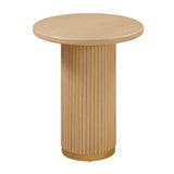 Chelsea Oak Wood Entry Table - Natural