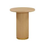 Chelsea Oak Wood Entry Table - Natural
