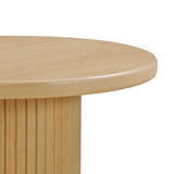 Chelsea Oak Wood Entry Table - Natural