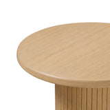 Chelsea Oak Wood Entry Table - Natural