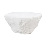 Crag 56" Concrete Indoor / Outdoor Coffee Table - White