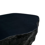Crag 56" Concrete Indoor / Outdoor Coffee Table - Black