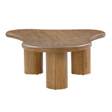 Gotham 48" Wood Coffee Table - Cognac
