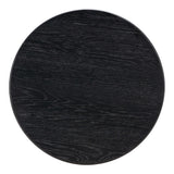 Chelsea Oak Wood Entry Table - Black