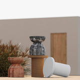 Darcy Concrete Indoor/Outdoor Side Table - Travertine