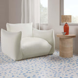 Darcy Concrete Indoor/Outdoor Side Table - Travertine