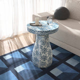 Halio Shell Side Table - Blue