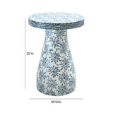 Halio Shell Side Table - Blue