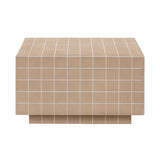 Mixie 39" Tile Indoor/Outdoor Coffee Table - Taupe