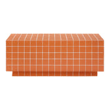 Mixie 39" Tile Indoor/Outdoor Coffee Table - Orange