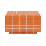 Mixie 39" Tile Indoor/Outdoor Coffee Table - Orange
