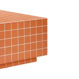 Mixie 39" Tile Indoor/Outdoor Coffee Table - Orange