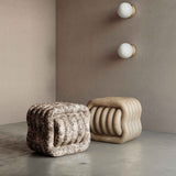 Love Knot Concrete Indoor/Outdoor Accent Stool - Grey