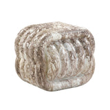 Love Knot Concrete Indoor/Outdoor Accent Stool - Grey