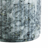 Serafina Faux Marble Concrete Indoor / Outdoor Side Table